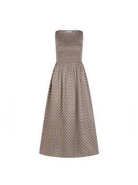 NEW Hill House Cosima Nap Dress. Circular Lattice. L. NWT